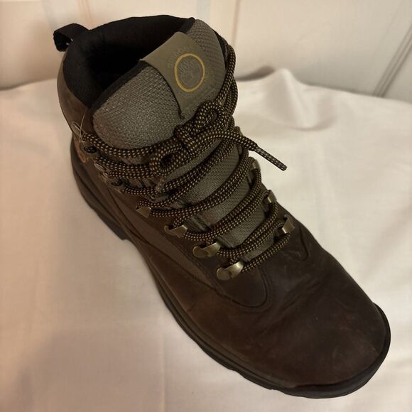 Timberland GORE-TEX Boots Women’s Brown Leather Outdoor Hiking Performance, sz 9 - Picture 10 of 16